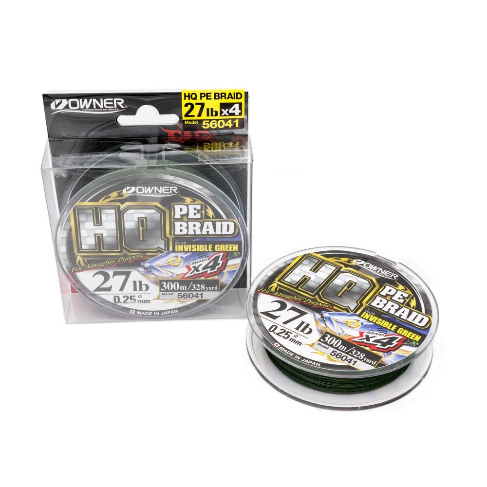 Owner PE HQ 56041 300m Braided Line Senar PE Pancing Laut Kuat