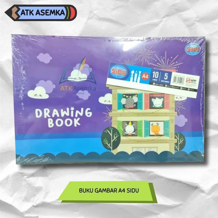 

BUKU GAMBAR A4 SIDU MURAH / Drawing Book Atk