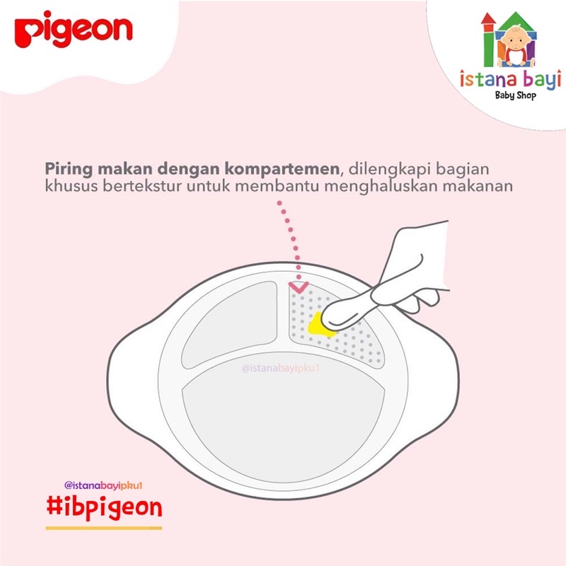 Pigeon Feeding Set  With Training Cup System - Set perlengkapan makan anak