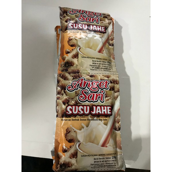 

PROMO ANGET SARI SUSU JAHE 1 RENCENG / 10 SACHET / SASHET / PCS TERMURAH