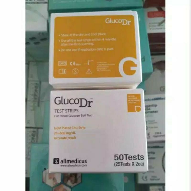 Strip Gluco Dr Biosensor / Strip Isi Ulang Gluco Dr Biosensor / Gluco Dr Biosensor / Strip Gluco Dr 