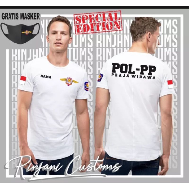 KAOS SATPOL PP KAOS TANGAN PENDEK SATPOL PP KAOS TANGAN PANJANG SATPOL PP GRATIS NAMA