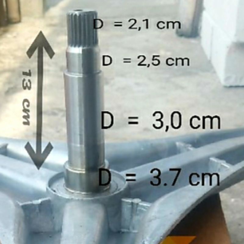 SEGITIGA SPIDER CROSSPIECE MESIN CUCI