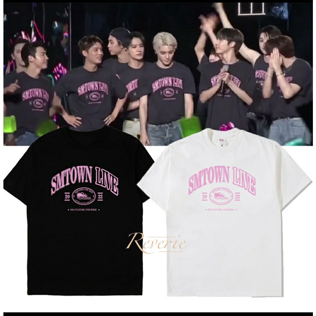 KAOS TSHIRT SMTOWN LIVE 2022 VERSI SUWON CULTURE UNIVERSE KPOP FASHION TRENDING VIRAL