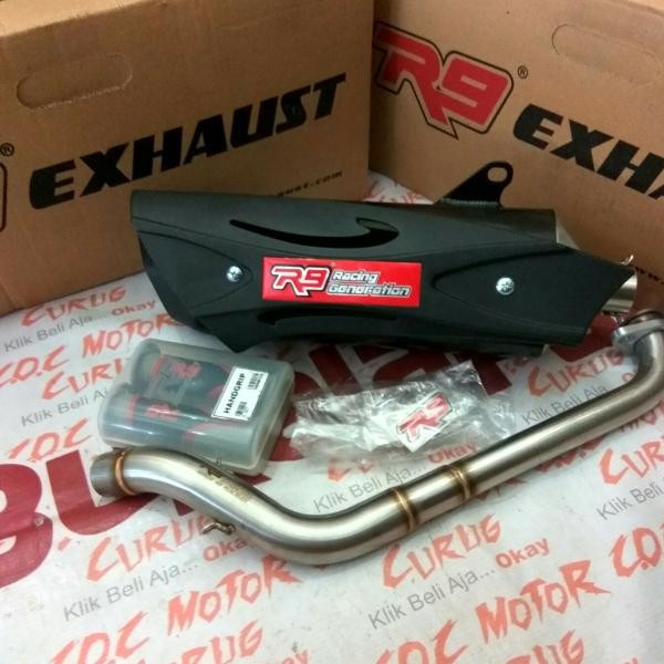 Knalpot Racing R9 Racing Generation Misano Yamaha Aerox 155 Vva Tipe R S
