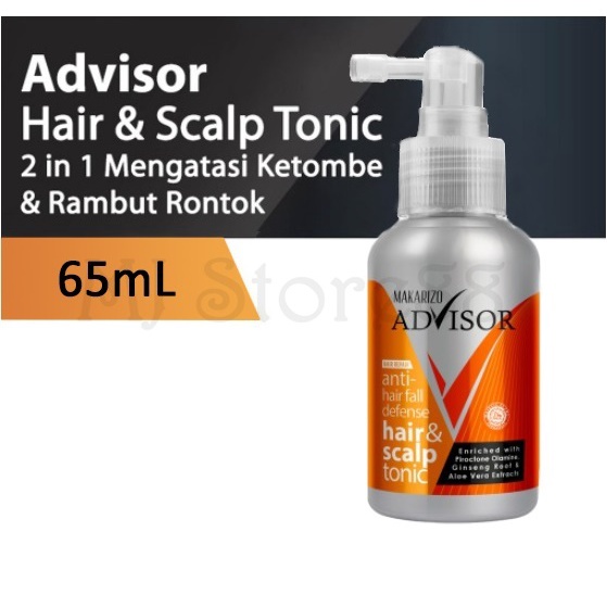 Jual Makarizo Advisor AntiHair Fall Defense Hair & Scalp Tonic 65mL MJ