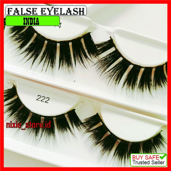 Bulu mata Fake Eyelash Palsu MINK INDIA Lembut DRAMATIS TEBAL HALUS Premium Bagus Murah Kualitas Export