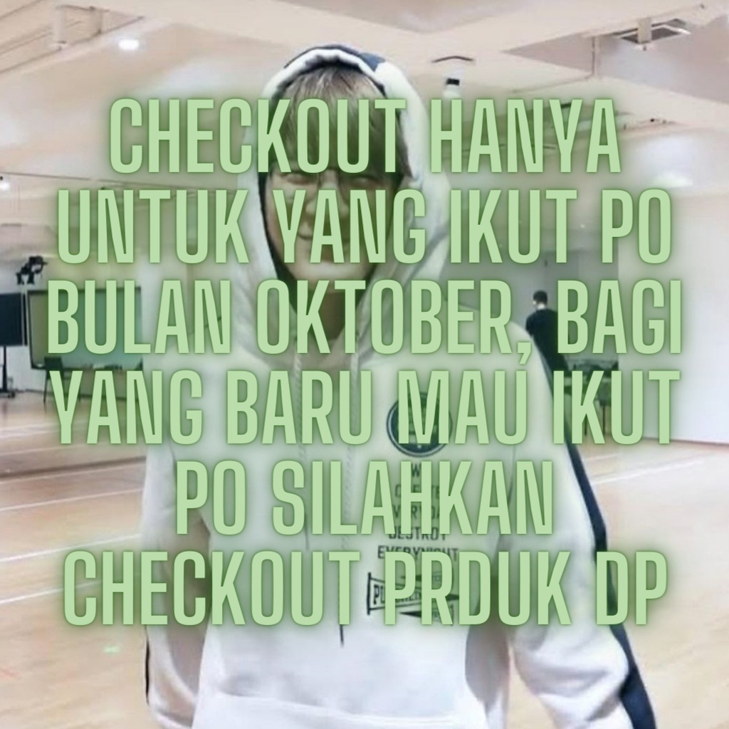 [PELUNASAN] HOODIE NCT JENO - PUNCHLINE