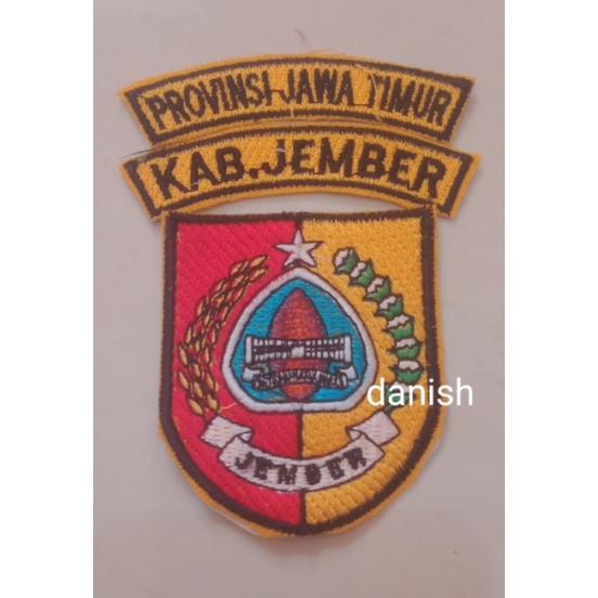 BET BORDIR LOGO PEMKAB KABUPATEN JEMBER