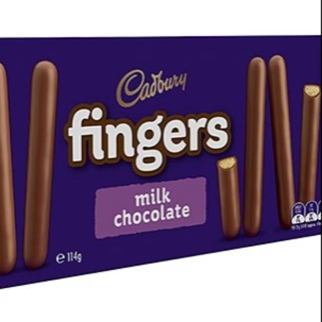 

CADBURY FINGERS MILK CHOCOLATE