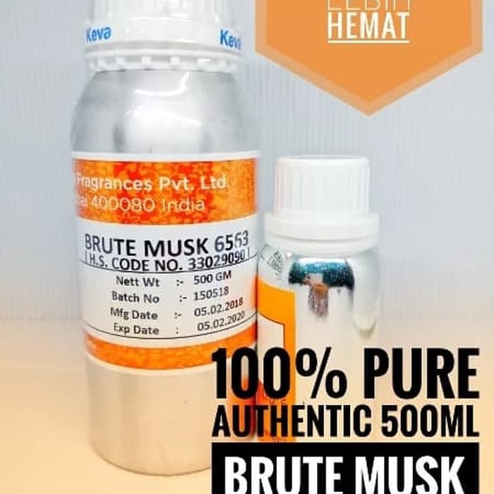 SEGEL 500 ml Keva Brute Musk Kasturi Kijang Bibit Parfum Minyak Wangi