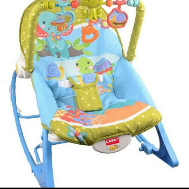Bouncer Baby Care Rocker-biruhijau