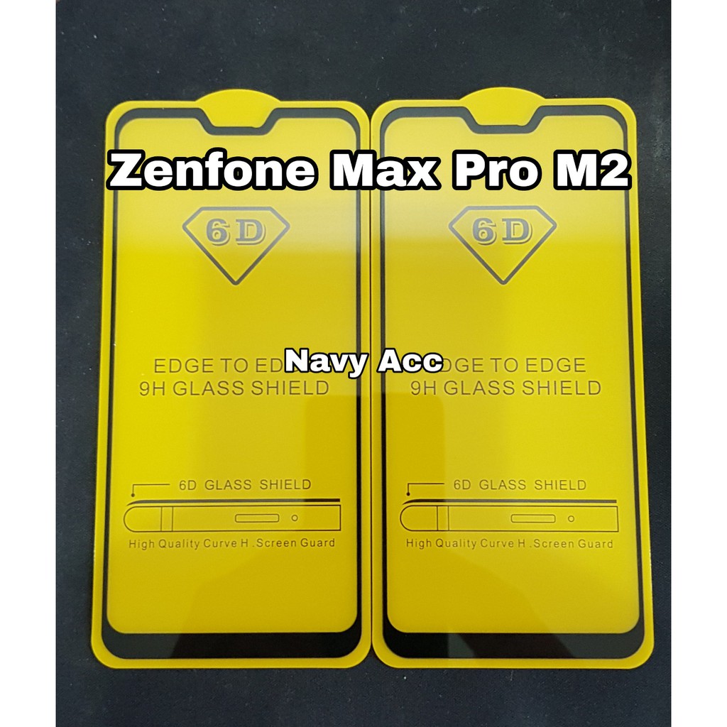 Tempered Glass Full Cover 6D Zenfone Max Pro M2 - MAX M2 - Tempered Full Cover