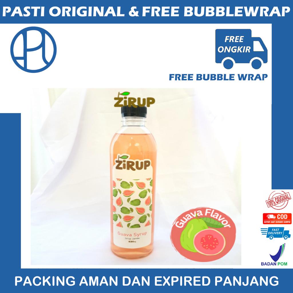 ZIRUP Minuman Sirup Rasa JAMBU GUAVA FLAVOR 630ML