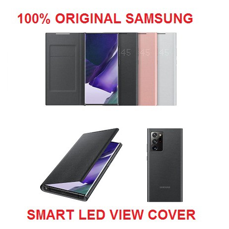 Flip Case Note 20 Ultra SAMSUNG Smart LED View Cover Galaxy Note 20 Ultra Original100%