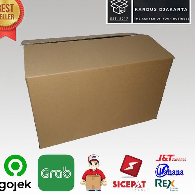 

#TERMURAH# KARDUS BESAR Uk. 70x50x40 TEBAL 4MM POLOS dan BARU !!!
