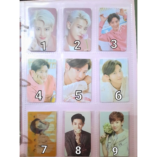 PC PHOTOCARD CHANYEOL EXO NACIFIC NATREP