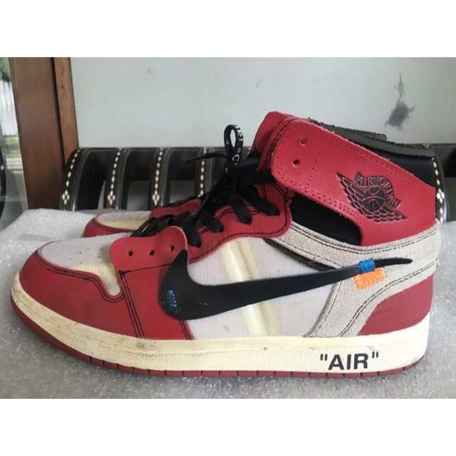 Nike air jordan 1 off white mirror second