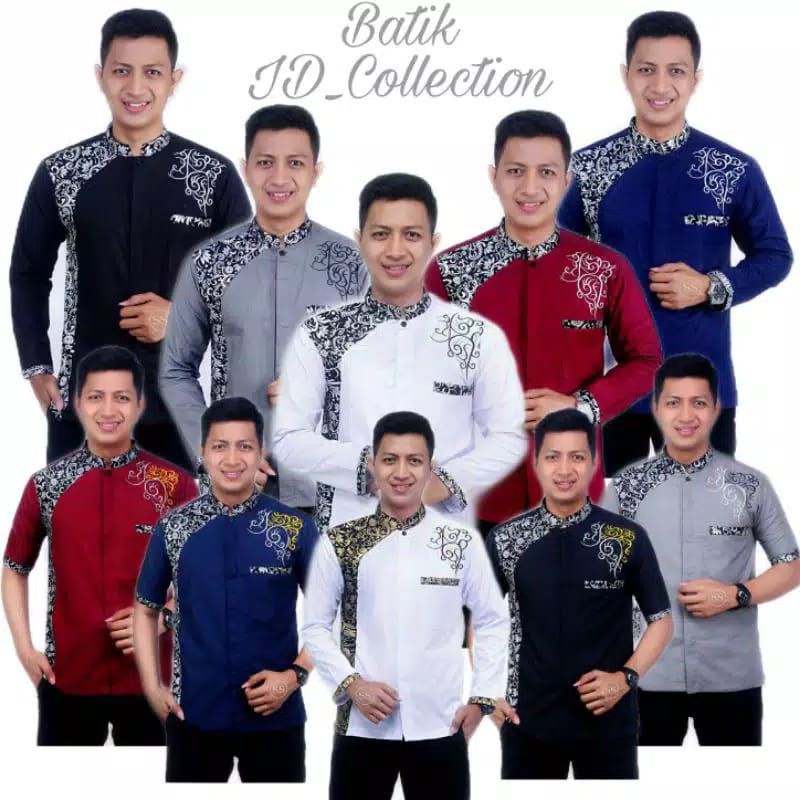 BAJU KOKO HILWA COLLECTION KEMEJA KOKO KOMBINASI BAJU KOKO GUS AZMI SYUBBANUL MUSLIMIN