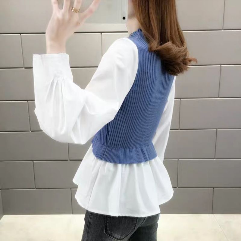 MDLV ~ 1155 KNIT CHARLOTT TOPS BLOUSE KOREA BLOUSE RAJUT LENGAN PANJANG BLOUSE IMPORT FASHION IMPORT