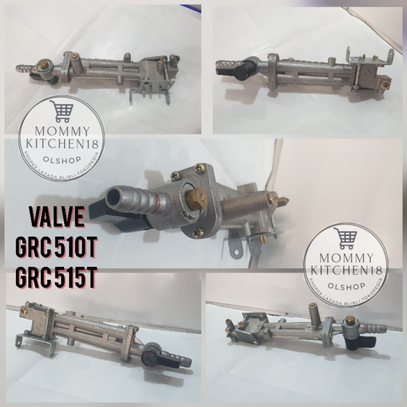 Valve/spuyer gas cooker solid GRC 510t GRC515t parts original