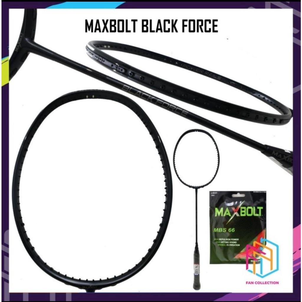 Raket maxbolt Black Force trrbaru Original