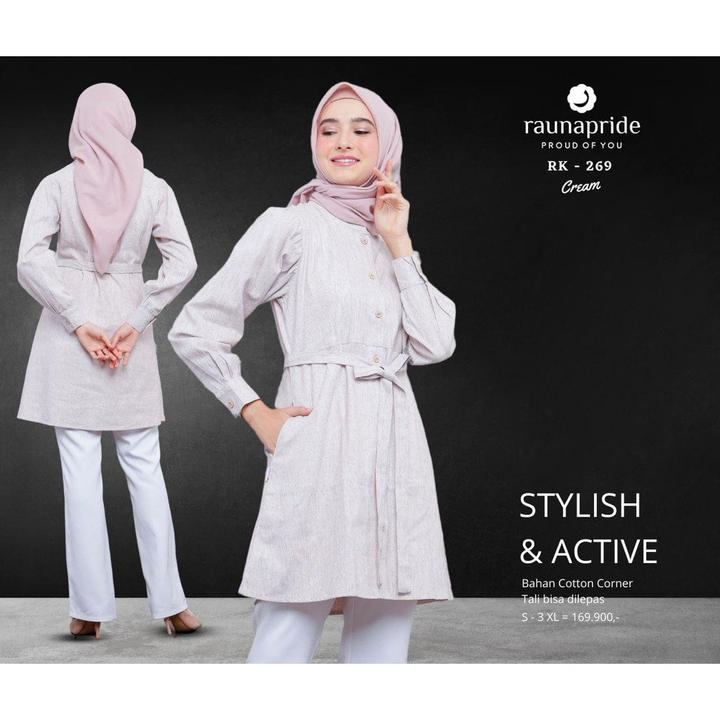 Atasan Wanita Rauna Terbaru / RK - 269 / 270 / 271 / Fashion Muslim