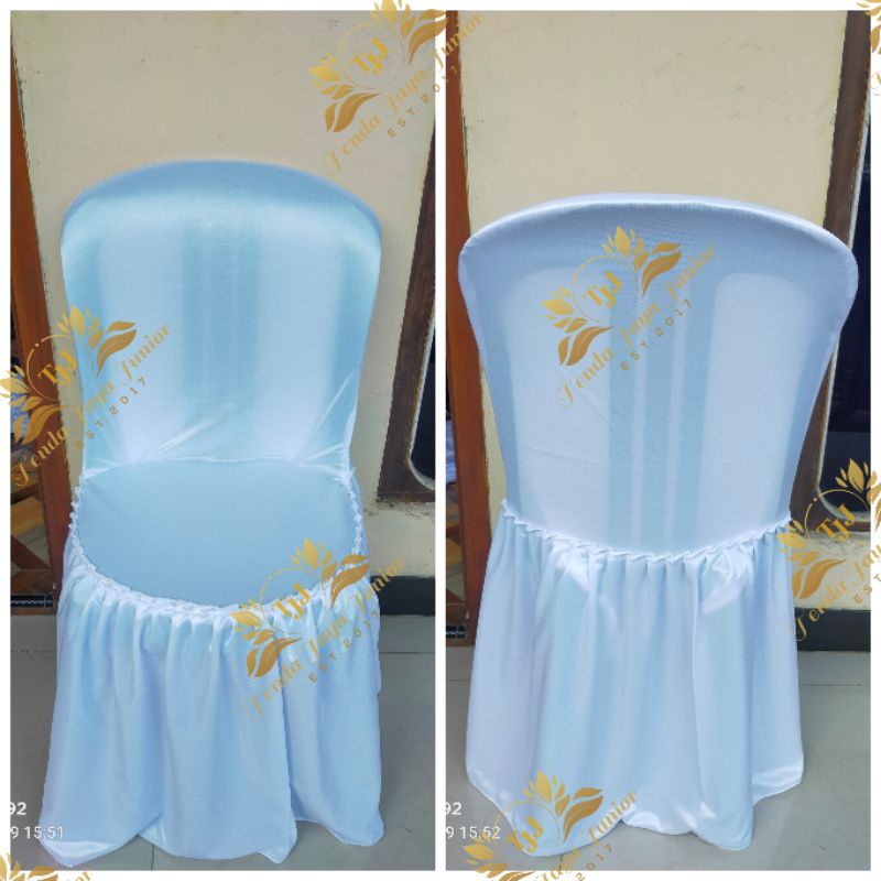 Sarung kursi plastik napolly 101 ( warna putih)