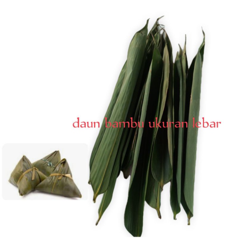 

daun bambu fresh isi 70 lembar