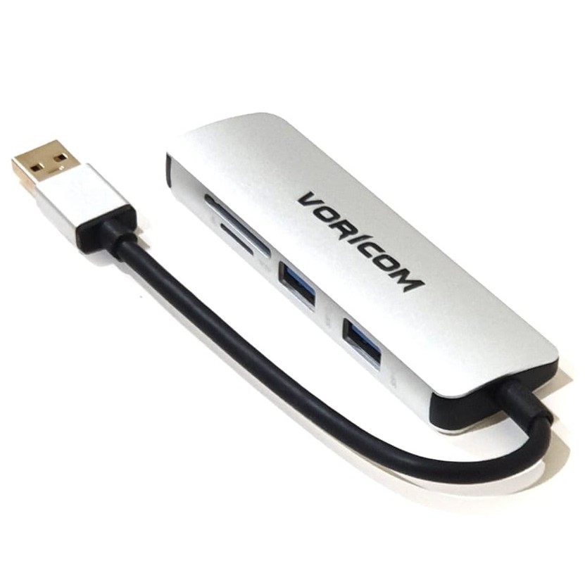 USB HUB Card Reader USB 3.0 High Speed 5 in 1 Support PC Laptop