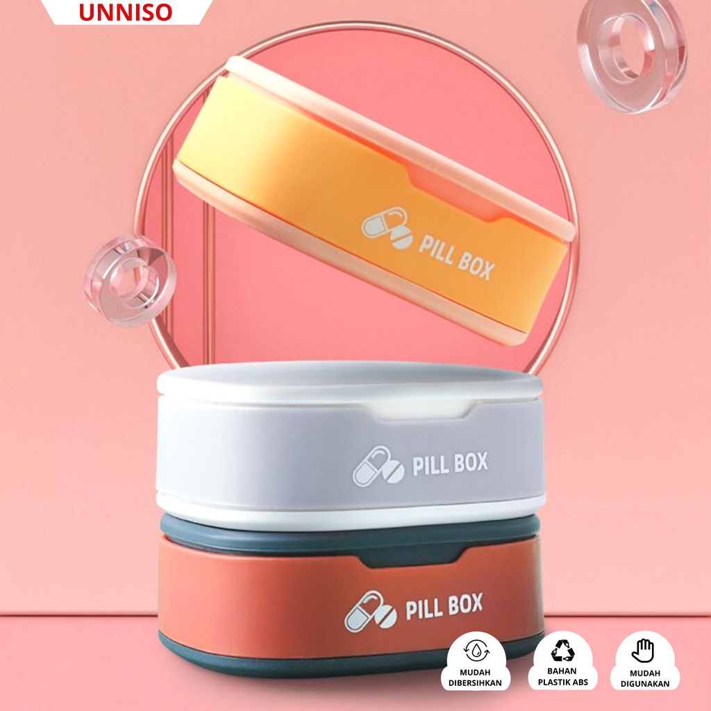 UNNISO - Kotak Obat Pill Box Portable KOP8