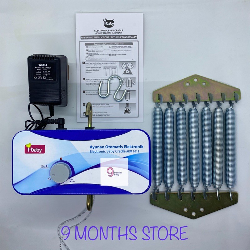 Makassar Promo! Ayunan Bayi Elektrik/Listrik iBaby Premier Lullaby Series | Ayunan Bayi Elektrik | Ayunan Listrik | Mesin Ayunan-1