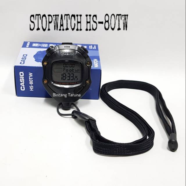 Stopwach Casio HS-80 Stopwatch Casio HS 80 TW Stop Watch Casio HS-80TW