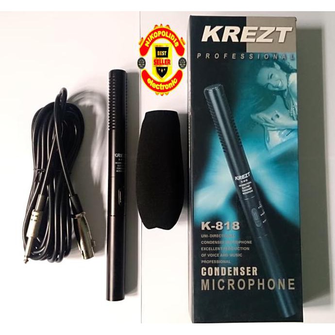 Super Mic Condenser Krezt K 818/ Condensor Mic Krezt K 818/ Condensor Krezt Sale