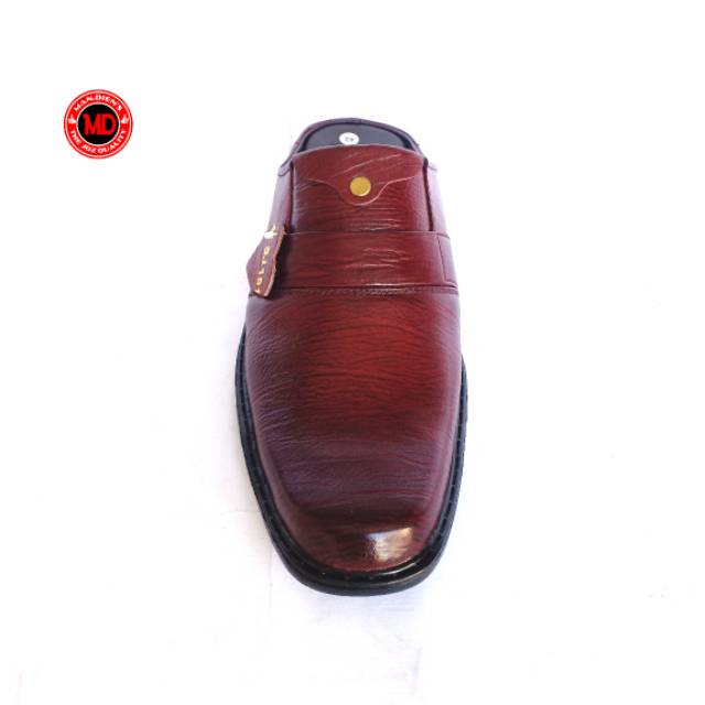 MANDIENS - SJ181 Sepatu Sandal Selop Kulit Sapi Asli Original Medali Export Quality