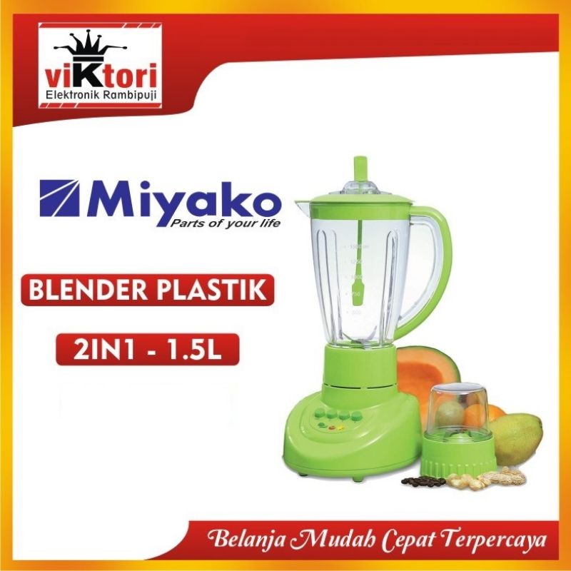 MIYAKO BL151PF/AP / BLENDER MIYAKO PLASTIK JUMBO 1.5LITER BL-151PF / BLENDER MIYAKO 2IN1 JUMBO