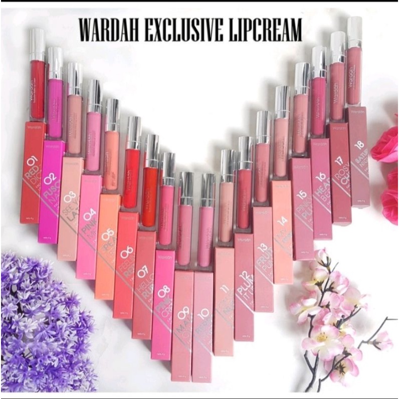 wardah exclusive termurah lipcream
