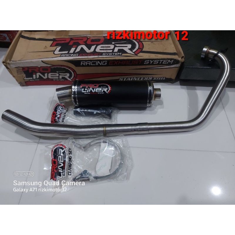 KNALPOT RACING PROLINER ORIGINAL SATRIA FU 150