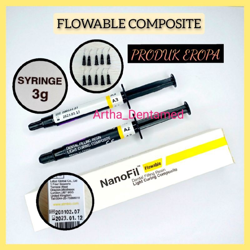 FLOWABLE COMPOSITE FLOW NANOFILL 3 gram EXP 2025