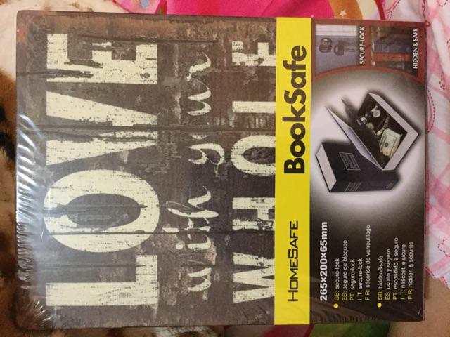 Book Safety Box Bentuk Buku