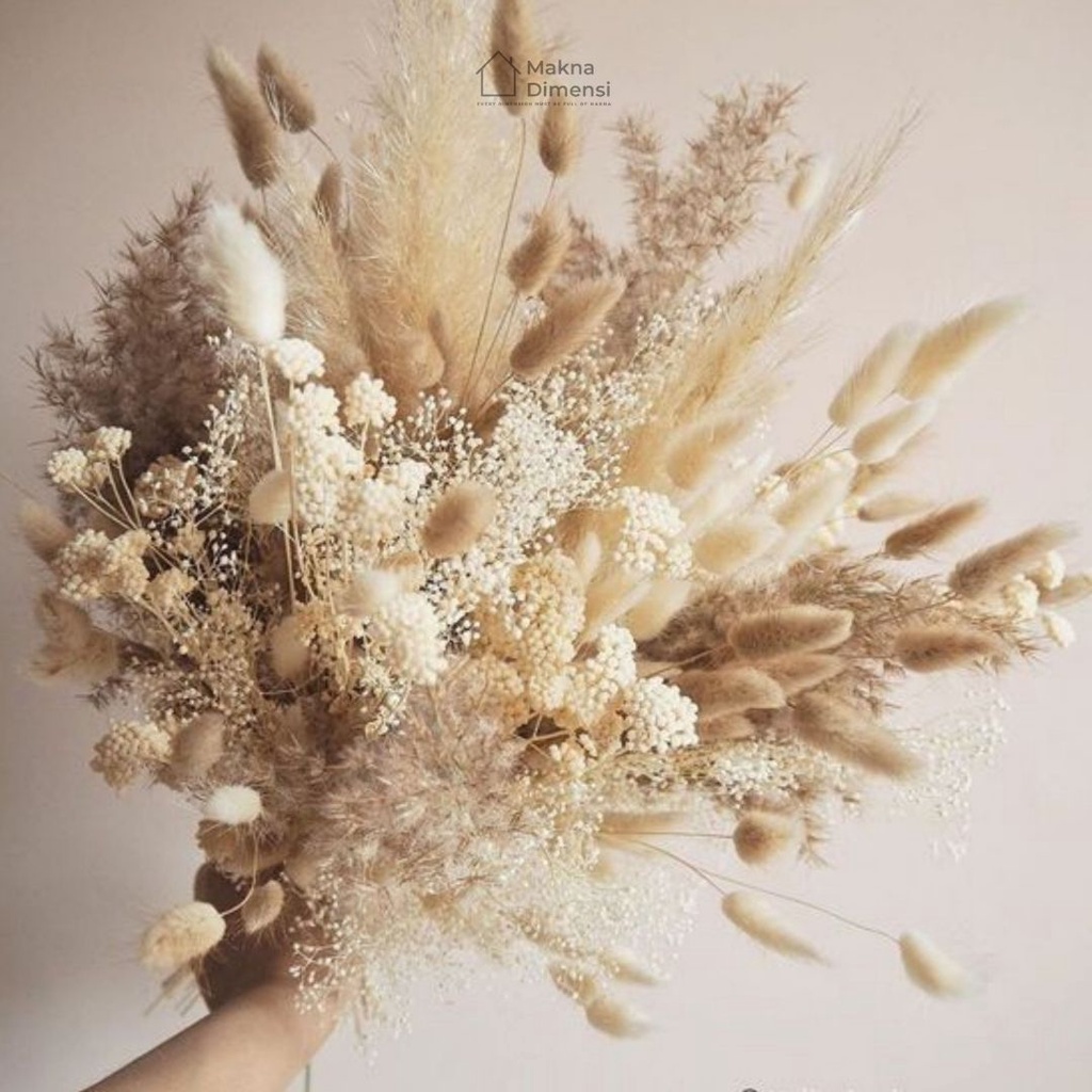 READY (jual bunganya saja tanpa vas) buket bunga kering, dried flower, bunga kering, buket, bunga ae