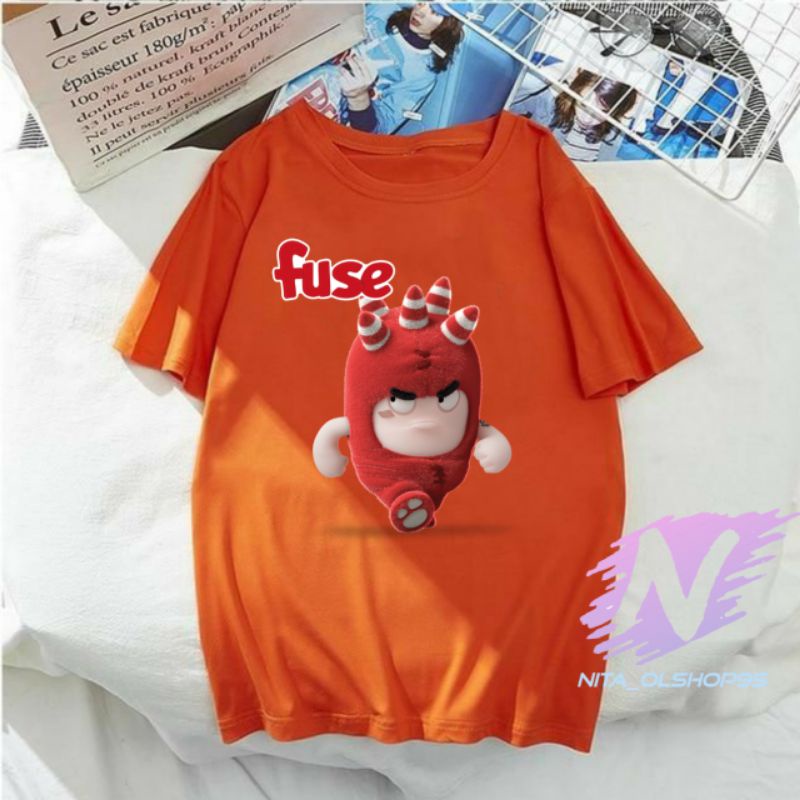 kaos oddbods baju KAOS ANAK oddbods fuse