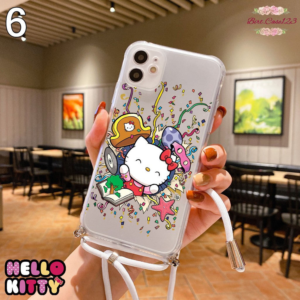 Softcase Slingcase Lanyard Choice HELLO KITTY Iphone 6 7 6+ Se 2020 7+ 8 8+ X Xr Xs Max BC4037