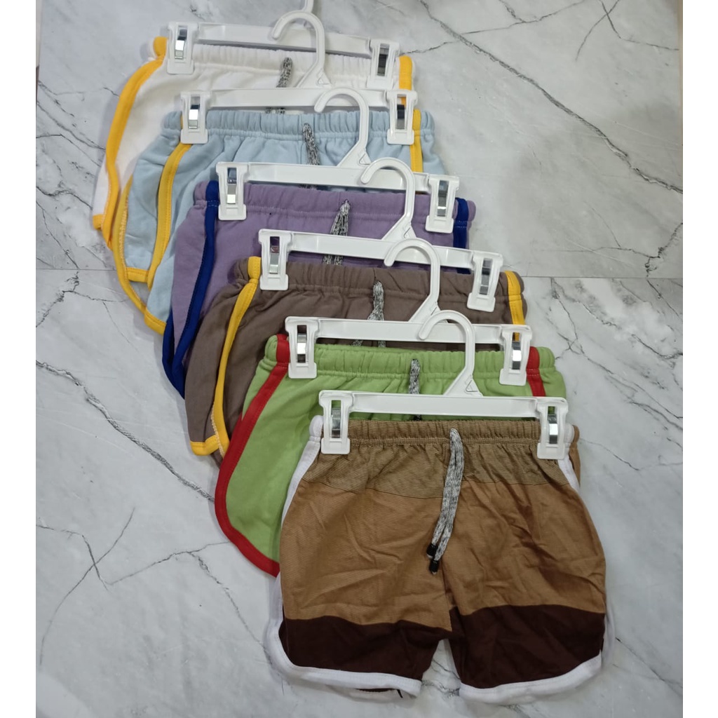 3 pcs celana pendek anak perempuan / hotpants anak anak 2-8 thn