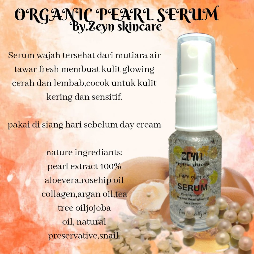 Serum glowing Organik Zeyn Organic Skincare