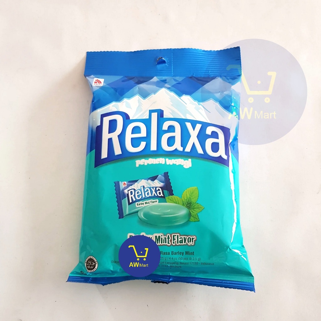 RELAXA PERMEN WANGI BARLEY MINT FLAVOR 125GR