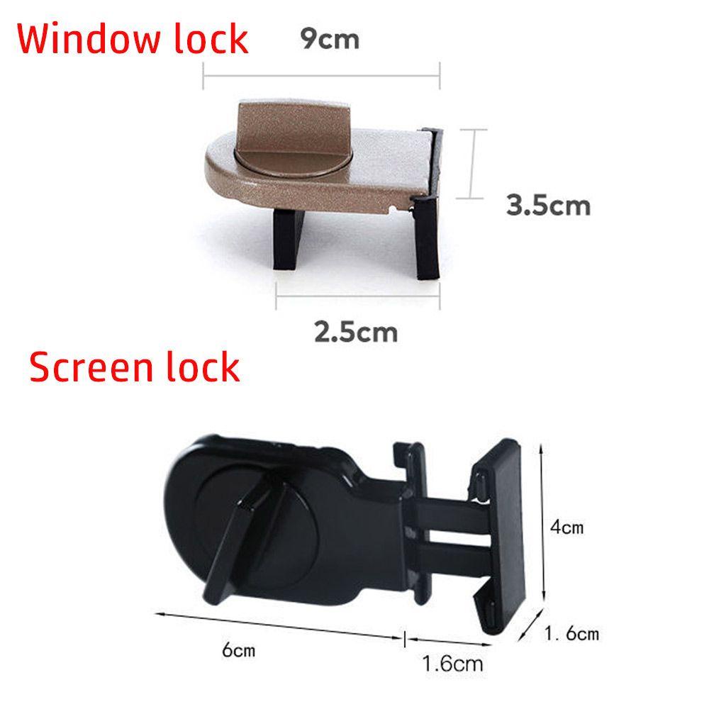 Pineapple Sliding Sash Stopper Window Sliding Door Pintu Pengaman Anak Kunci Lemari Pengaman Jendela Geser