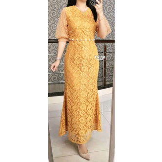 Longdress ceruty,Dress brokat, ,dres lengan balon, Dress Mix selendang,longdress mutiara