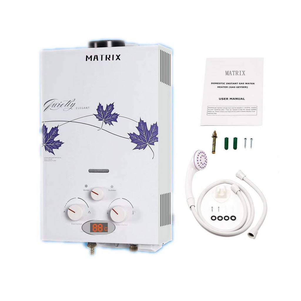 MATRIX Gas Water Heater Pemanas Air P001-P002