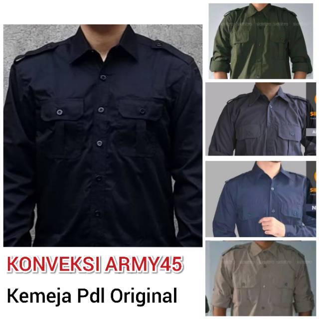 COD Kemeja PDL Lapangan Baju Kerja Outdoor Tactical Hiking Gunung Safety Lengan Panjang-1